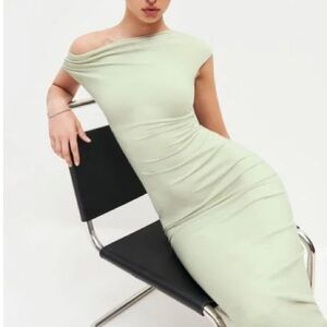 Reformation Jamen Dress Green